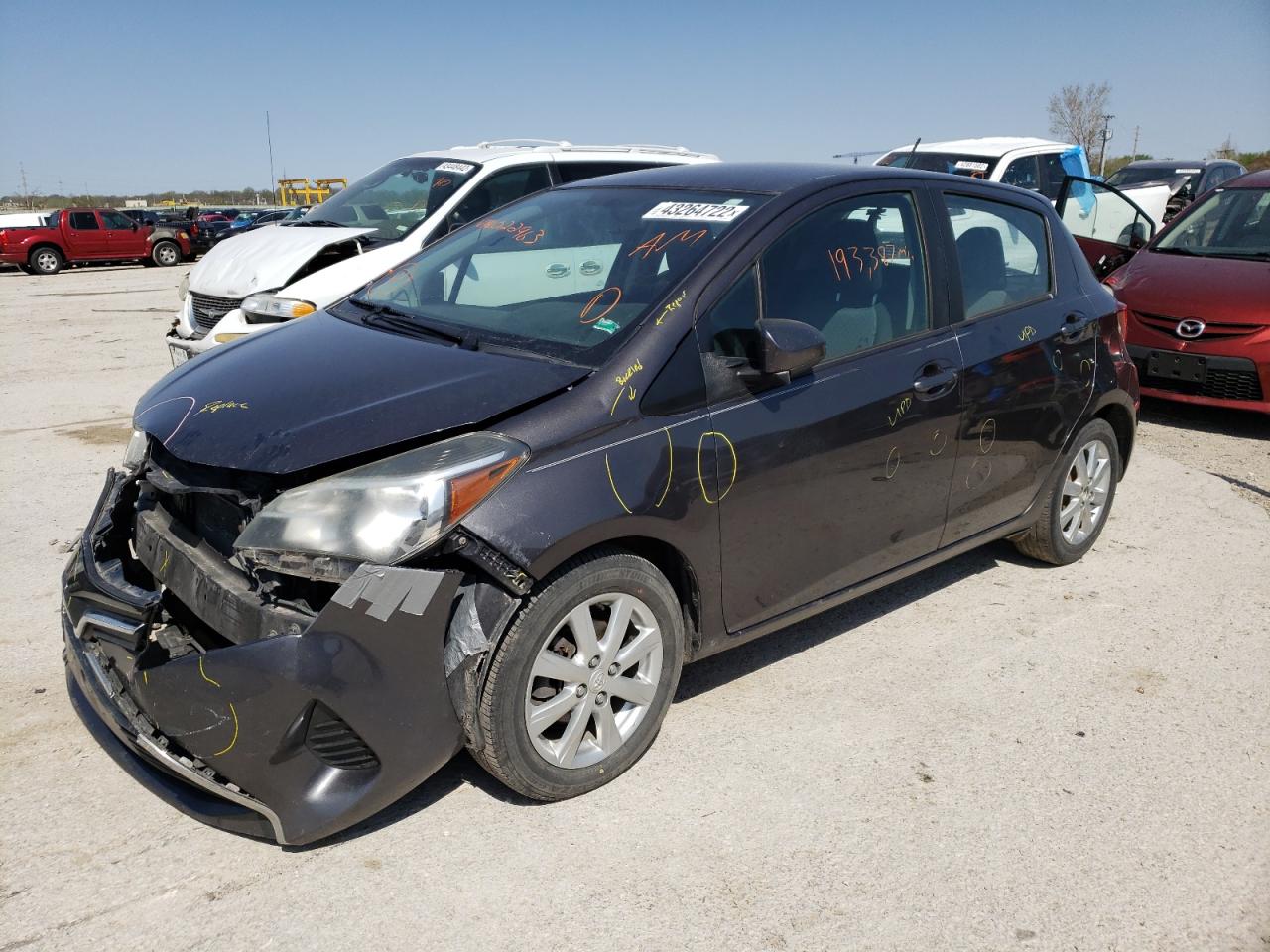 Photo 2 from auction – 2015 TOYOTA YARIS with VIN VNKKTUD36FA022963