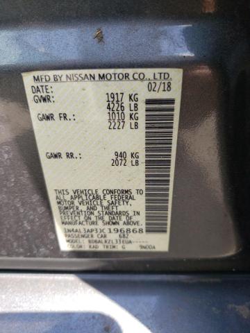 Photo 10 from auction – 2018 NISSAN ALTIMA 2.5 with VIN 1N4AL3AP3JC196868