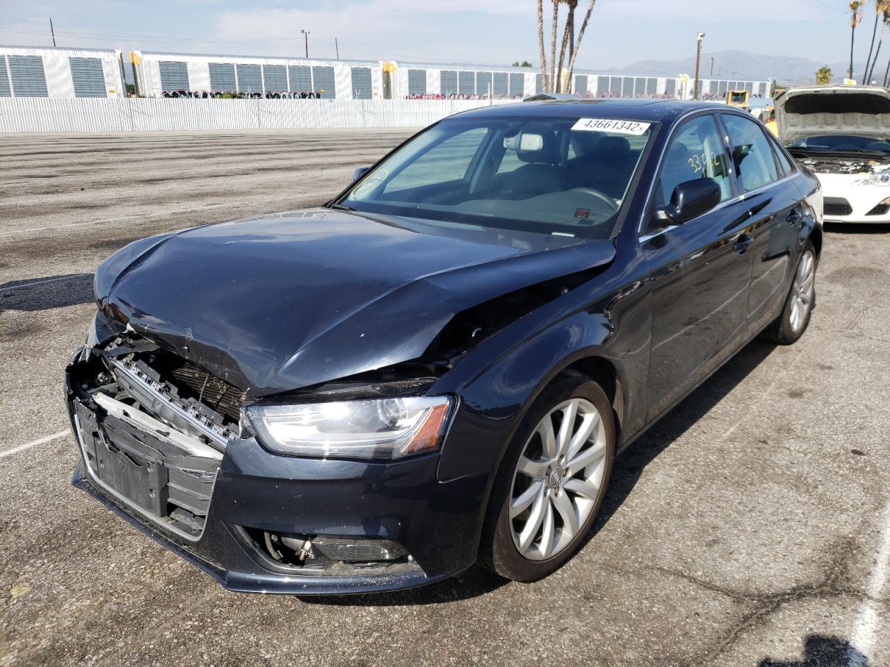 Photo 2 from auction – 2013 AUDI A4 PREMIUM with VIN WAUEFAFL7DA047793