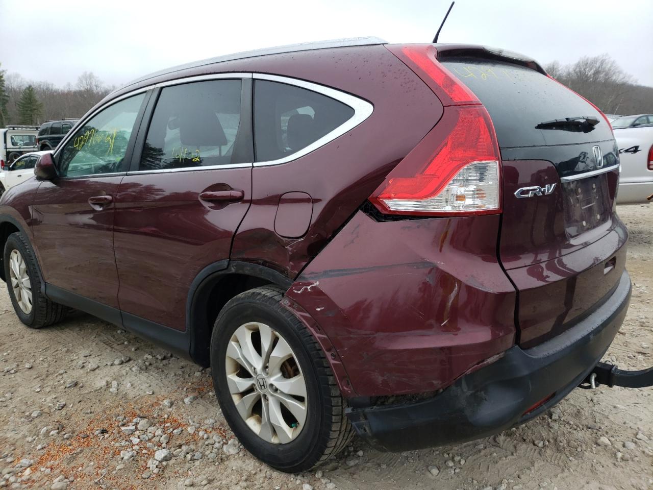 Photo 9 from auction – 2013 HONDA CR-V EXL with VIN 5J6RM4H76DL010194