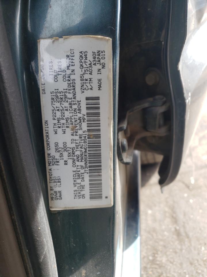 Photo 10 from auction – 1998 TOYOTA 4RUNNER SR with VIN JT3HN86R9W0189415