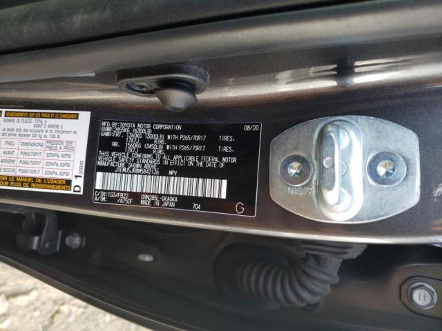 Photo 10 from auction – 2021 TOYOTA 4RUNNER SR with VIN JTEMU5JR8M5842136
