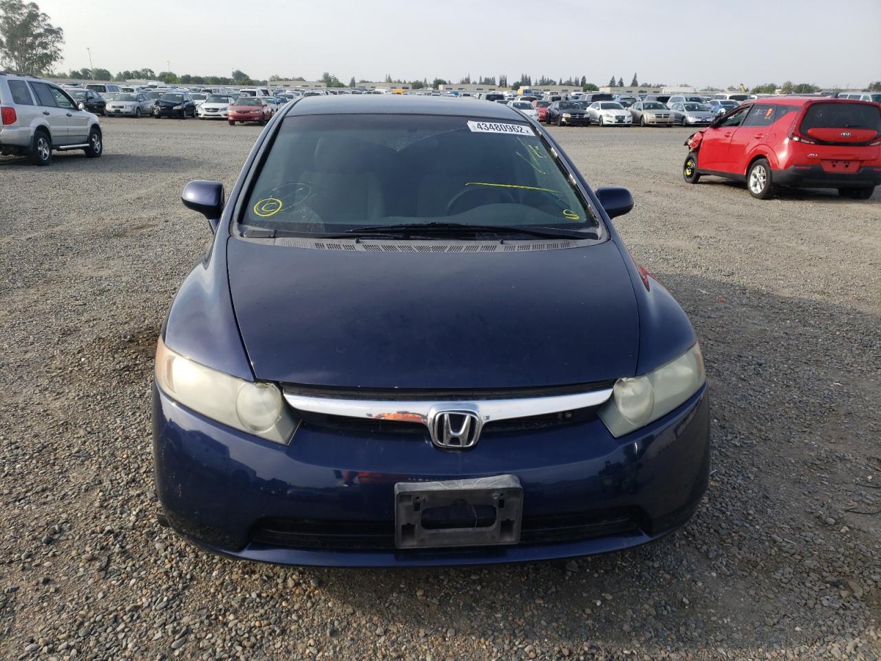 Photo 9 from auction – 2008 HONDA CIVIC LX with VIN 1HGFA16508L072196