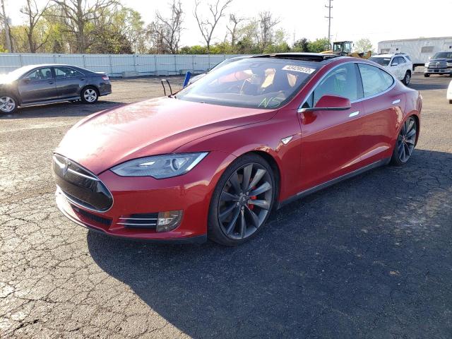 Photo 2 from auction – 2014 TESLA MODEL S with VIN 5YJSA1H18EFP58654