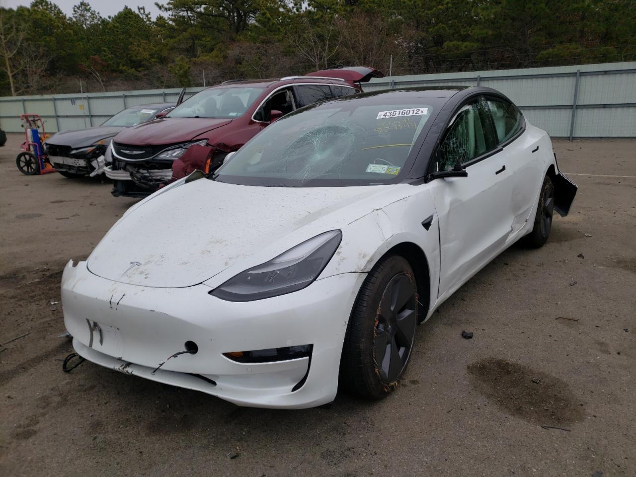 Photo 2 from auction – 2021 TESLA MODEL 3 with VIN 5YJ3E1EB1MF924744