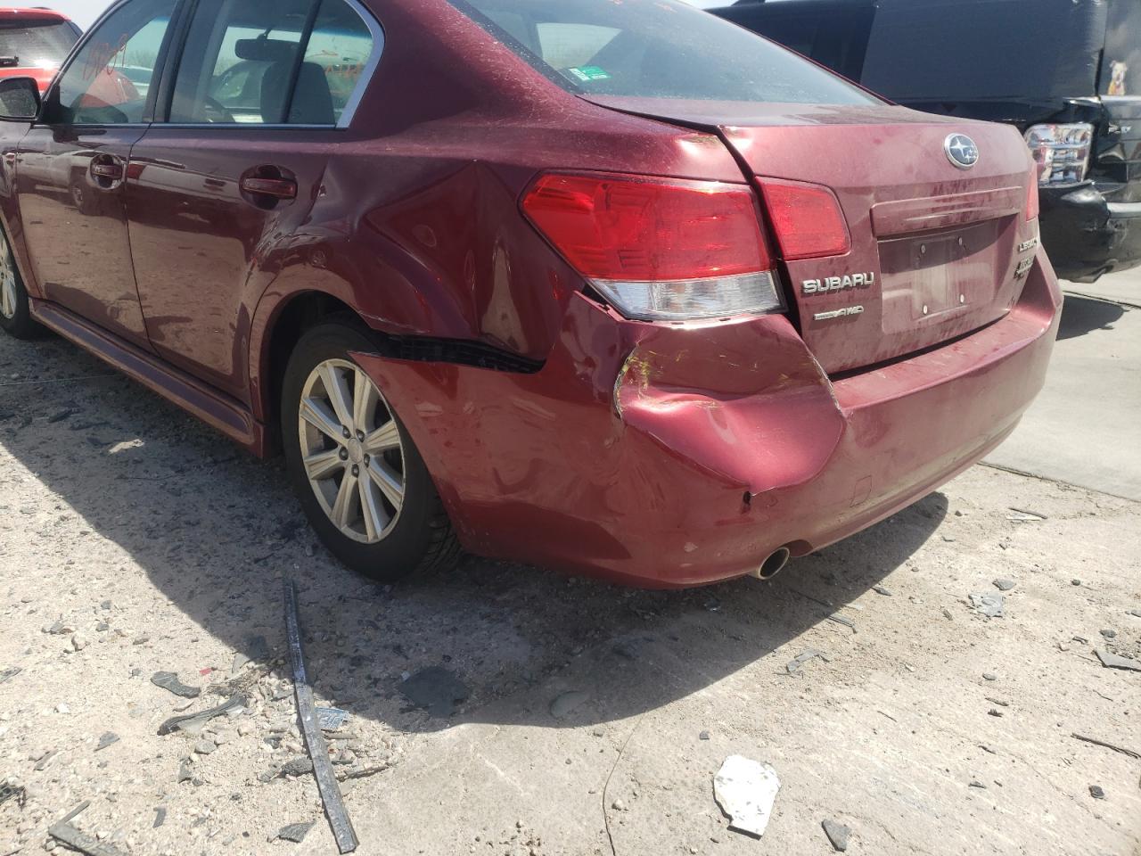 Photo 9 from auction – 2010 SUBARU LEGACY 2.5 with VIN 4S3BMCF61A3235176