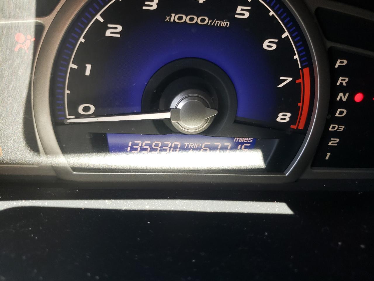 Photo 8 from auction – 2007 HONDA CIVIC EX with VIN 2HGFA168X7H306186