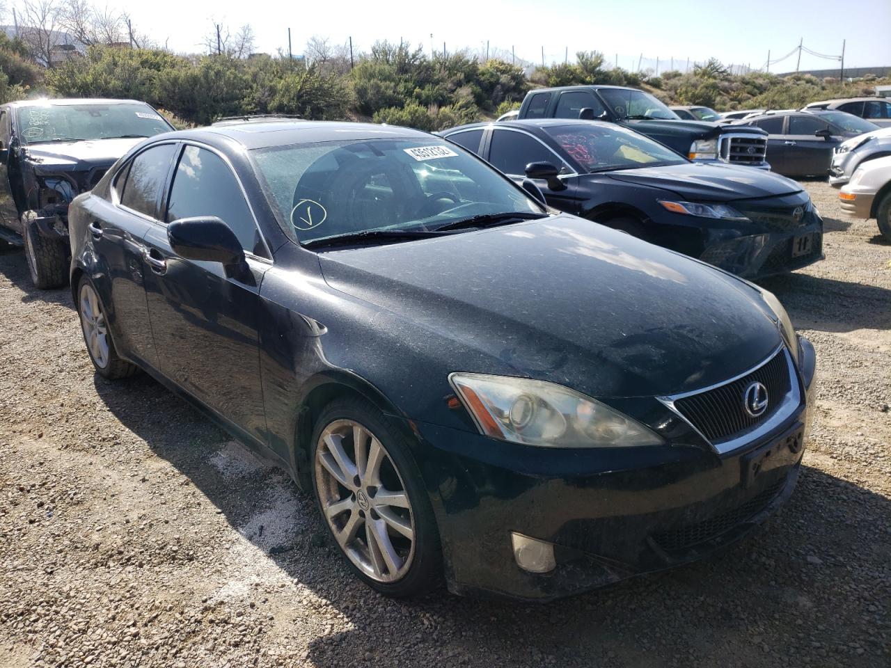 LEXUS IS 250 2007 with VIN JTHBK262072028546 - Photo from auction