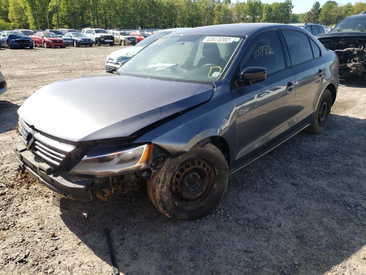 Photo 2 from auction – 2014 VOLKSWAGEN JETTA BASE with VIN 3VW2K7AJ6EM331881