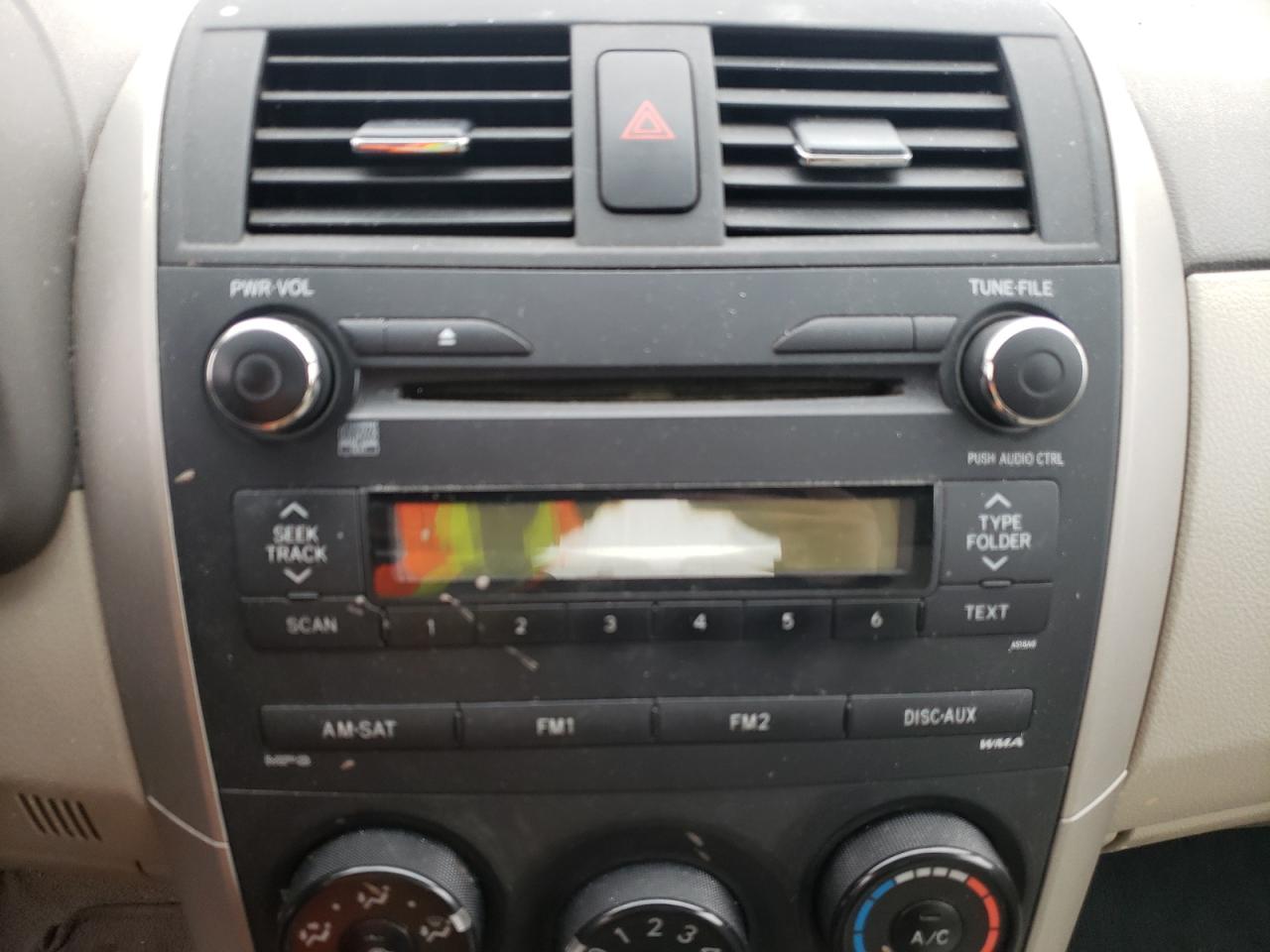 Photo 9 from auction – 2010 TOYOTA COROLLA with VIN 2T1BU4EE8AC418967