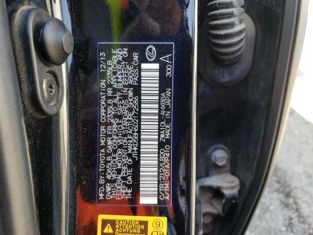 Photo 10 from auction – 2013 LEXUS CT 200 with VIN JTHKD5BH6D2172586