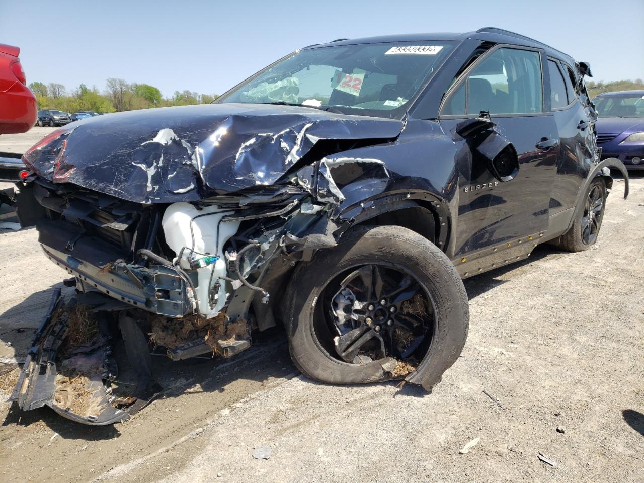 Photo 2 from auction – 2021 CHEVROLET BLAZER 2LT with VIN 3GNKBCRS7MS506343
