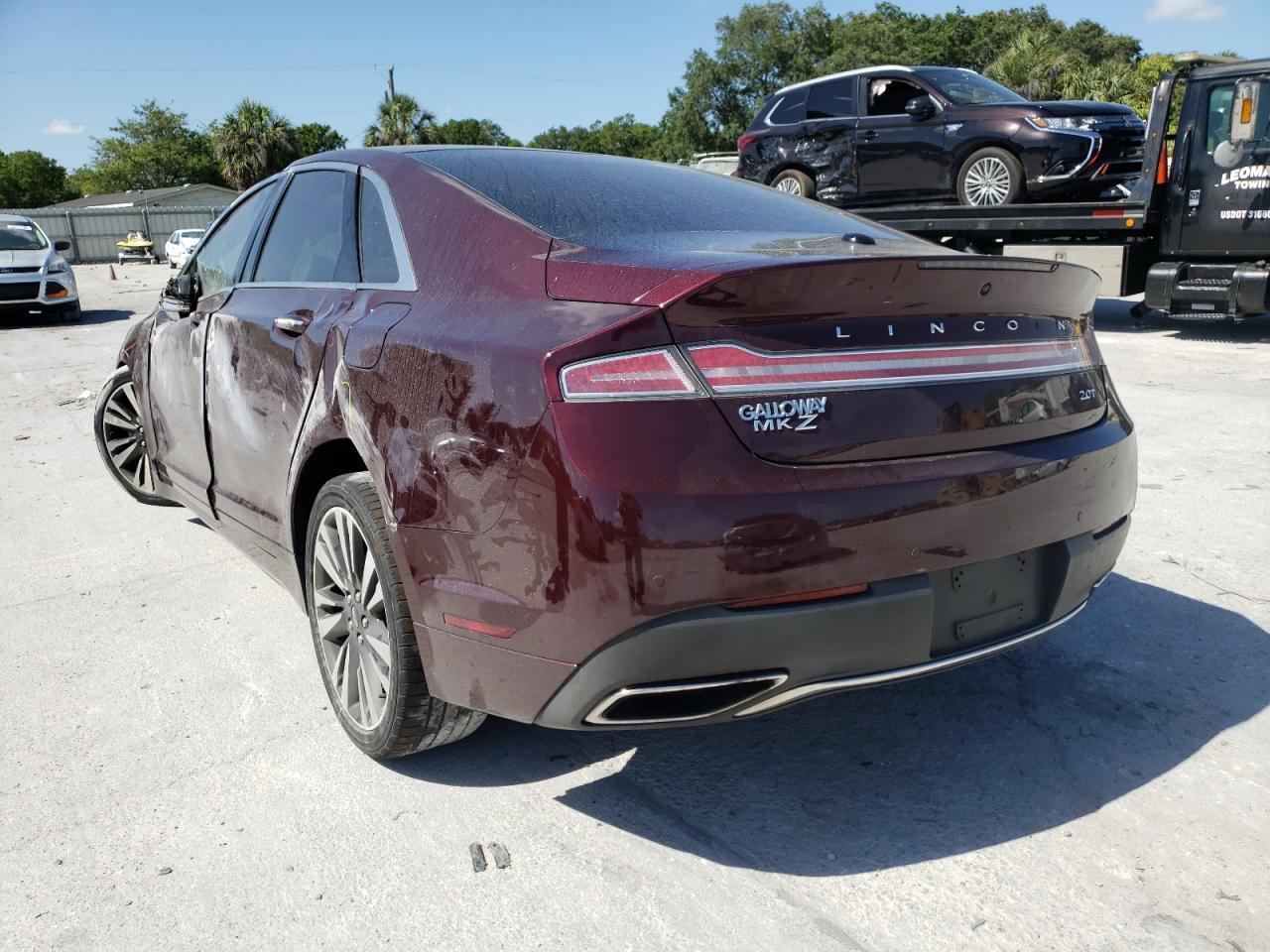 Photo 3 from auction – 2017 LINCOLN MKZ RESERV with VIN 3LN6L5E92HR644094