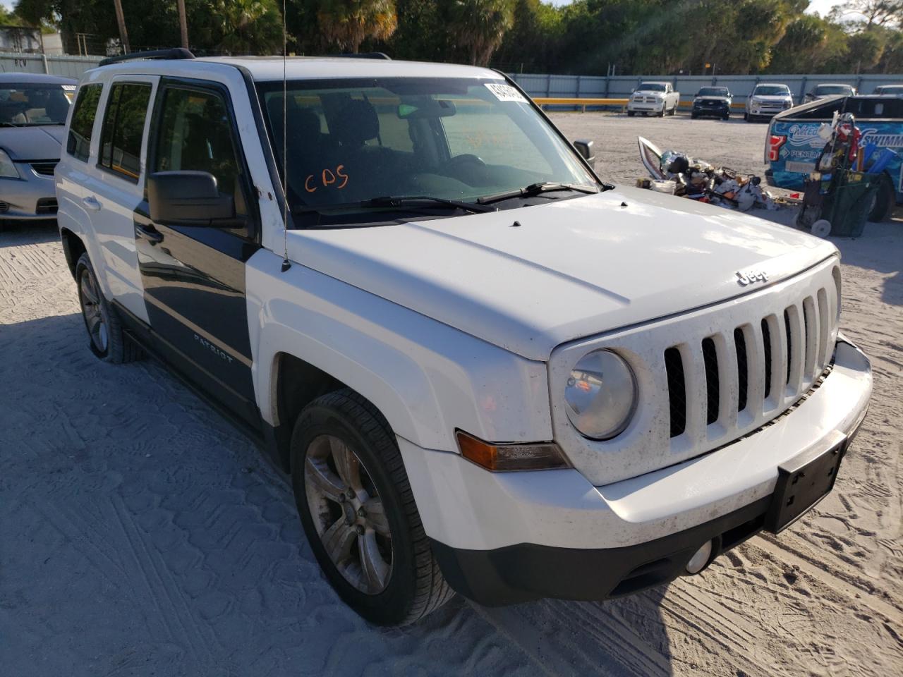 JEEP PATRIOT LA 2014 with VIN 1C4NJPFB0ED563893 - Photo from auction