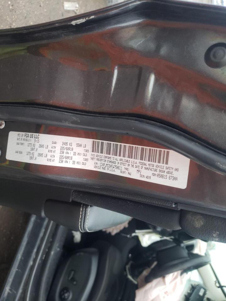 Photo 10 from auction – 2015 JEEP CHEROKEE L with VIN 1C4PJMCSXFW750611