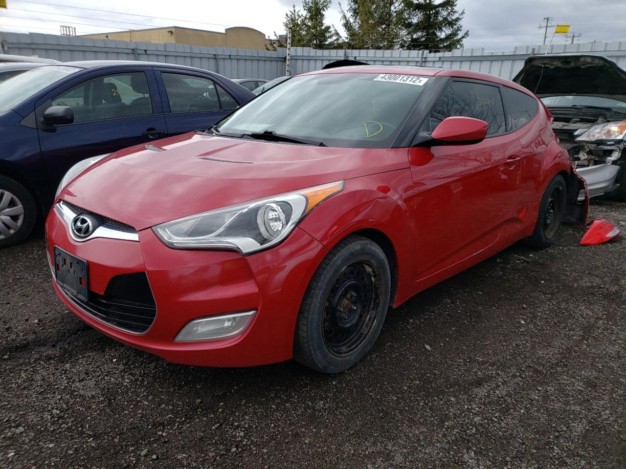 Photo 2 from auction – 2012 HYUNDAI VELOSTER with VIN KMHTC6ADXCU083647
