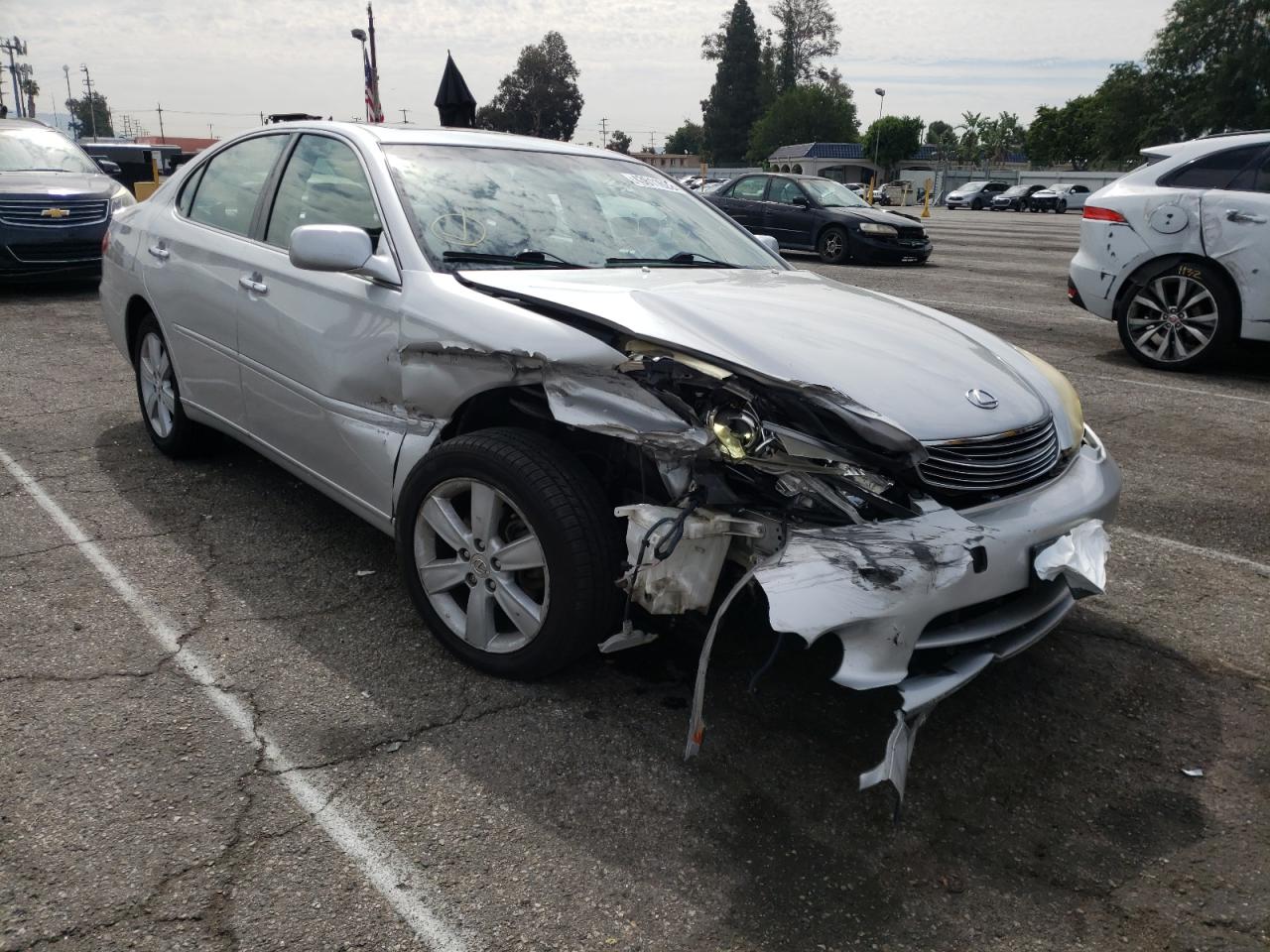 LEXUS ES 330 2005 with VIN JTHBA30G555112290 - Photo from auction