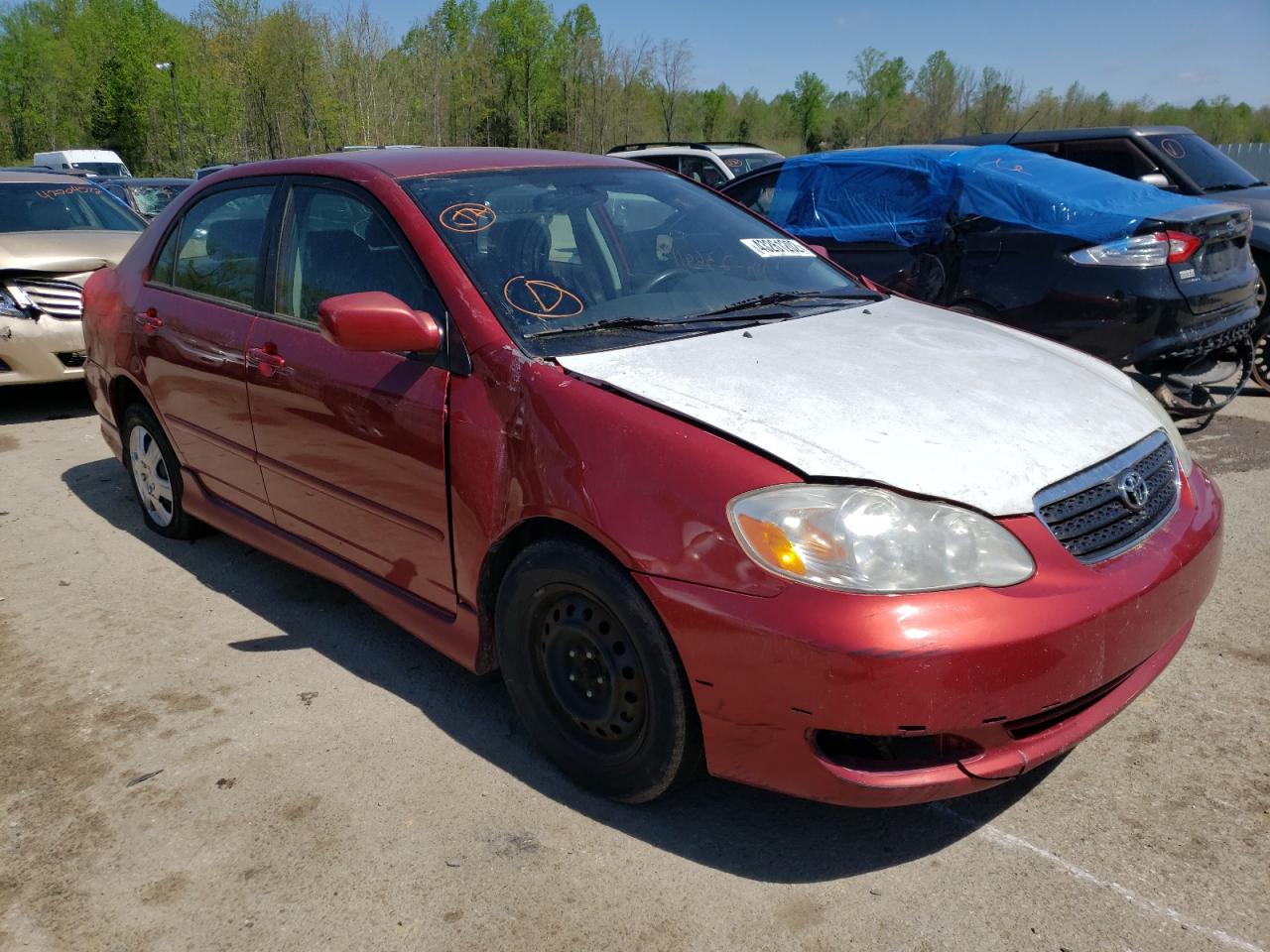 TOYOTA COROLLA 2007 with VIN 2T1BR32EX7C767380 - Photo from auction