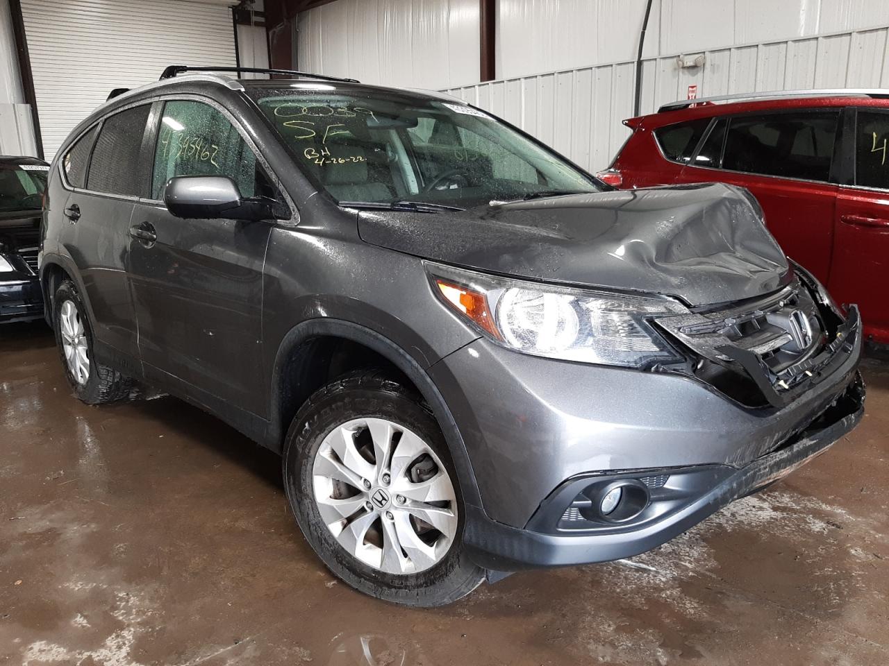 HONDA CR-V EX 2014 with VIN 5J6RM4H58EL070039 - Photo from auction