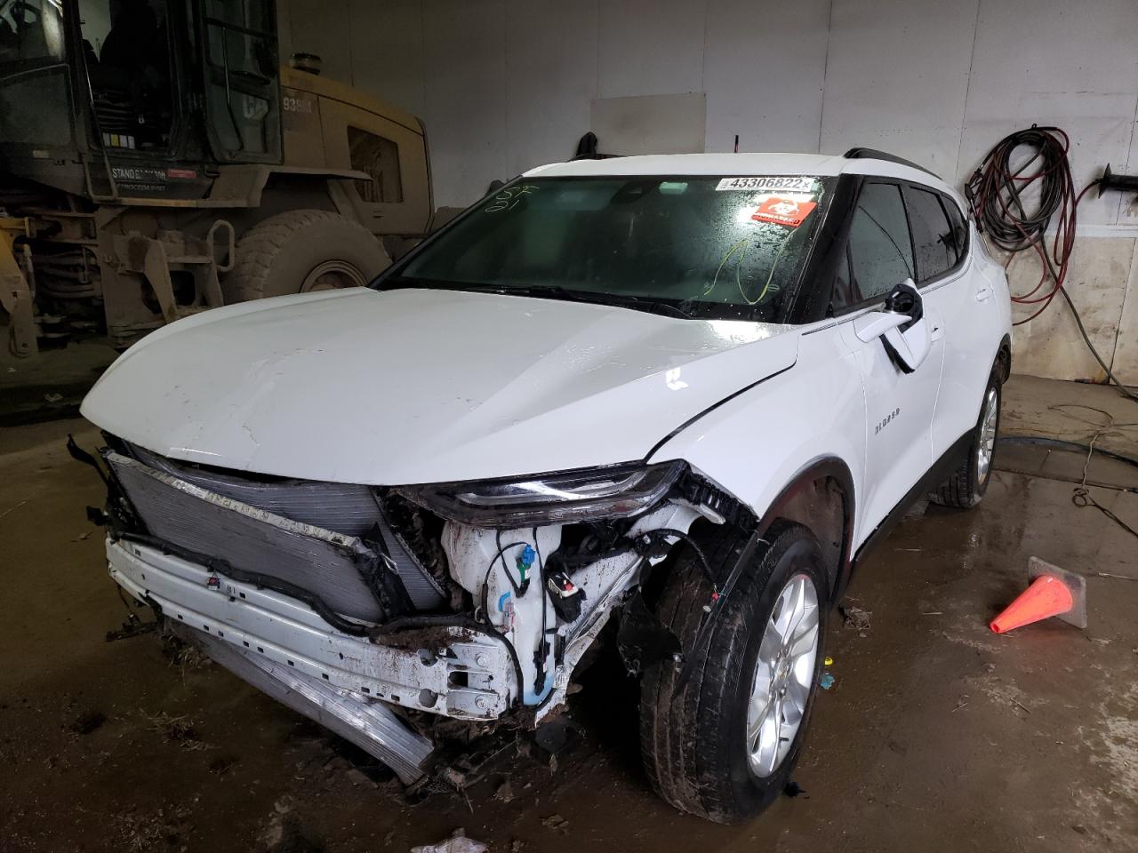 Photo 2 from auction – 2021 CHEVROLET BLAZER 2LT with VIN 3GNKBCR42MS518482