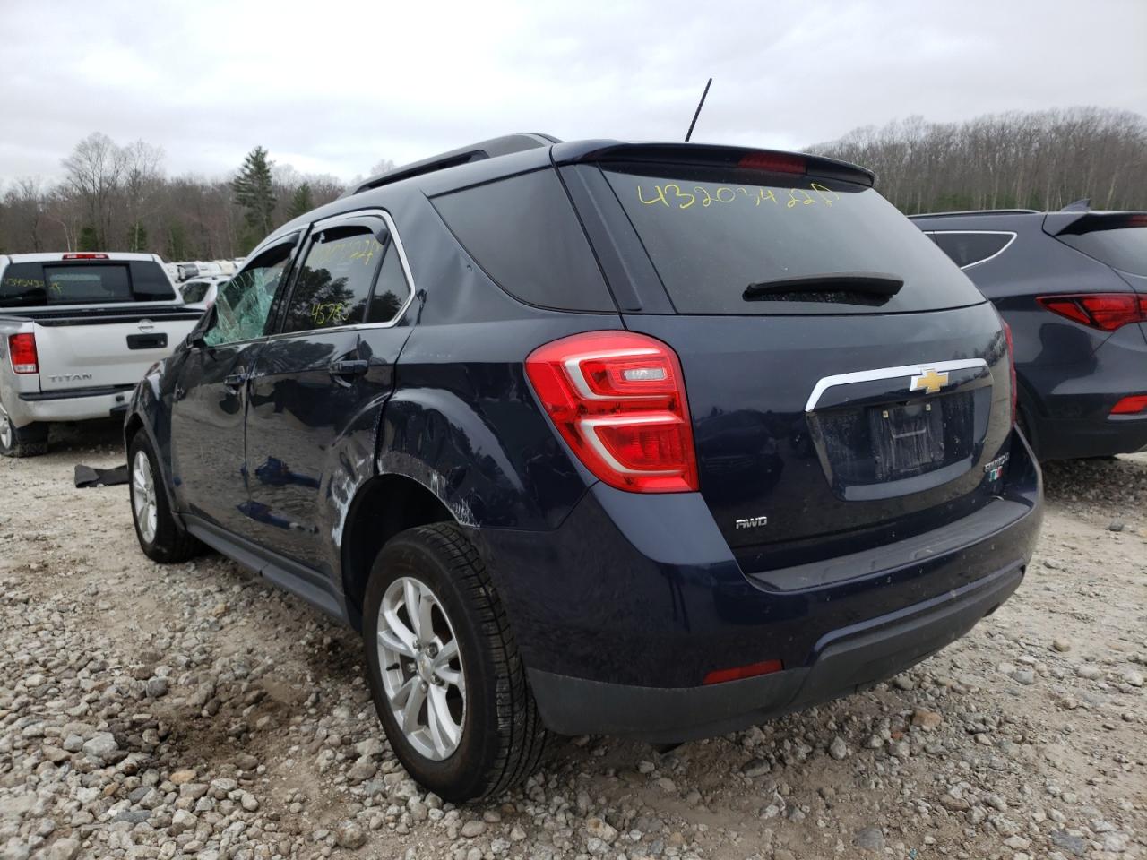 Photo 3 from auction – 2016 CHEVROLET EQUINOX LT with VIN 2GNFLFEK1G6297805