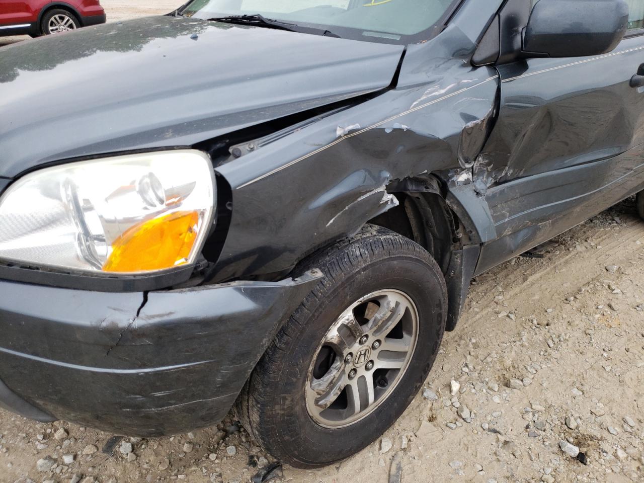Photo 9 from auction – 2005 HONDA PILOT EXL with VIN 5FNYF185X5B057726