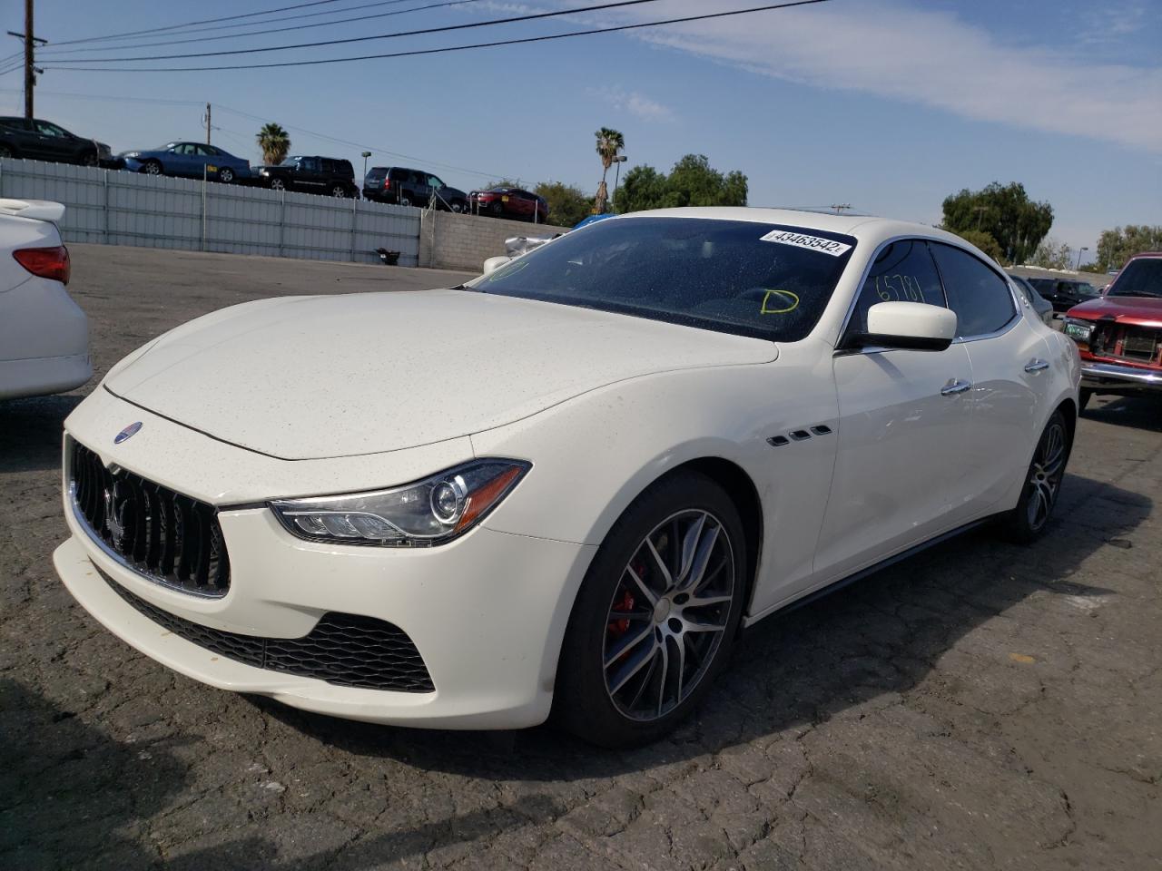 Photo 2 from auction – 2015 MASERATI GHIBLI with VIN ZAM57XSA7F1146474
