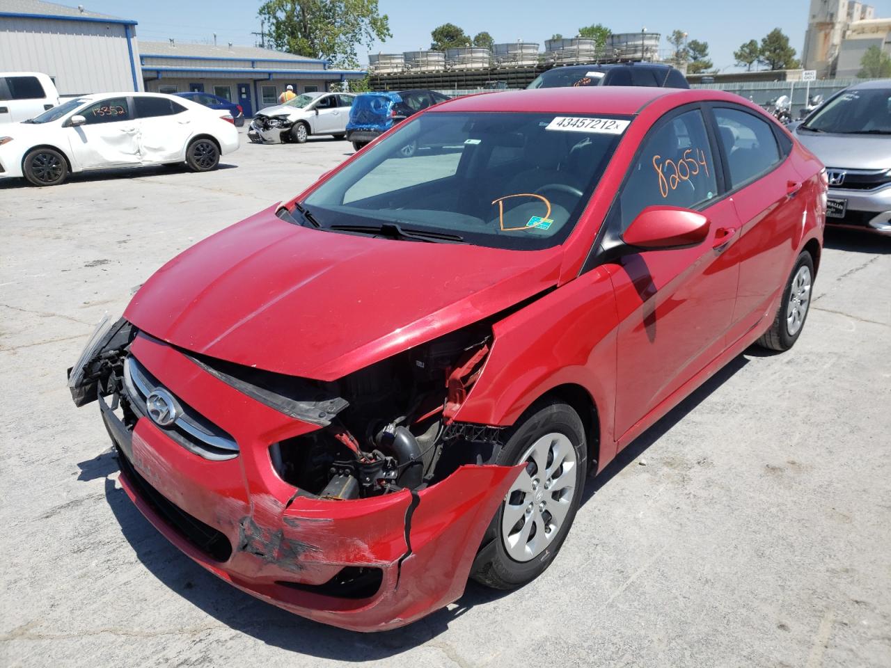 Photo 2 from auction – 2016 HYUNDAI ACCENT SE with VIN KMHCT4AE7GU118762