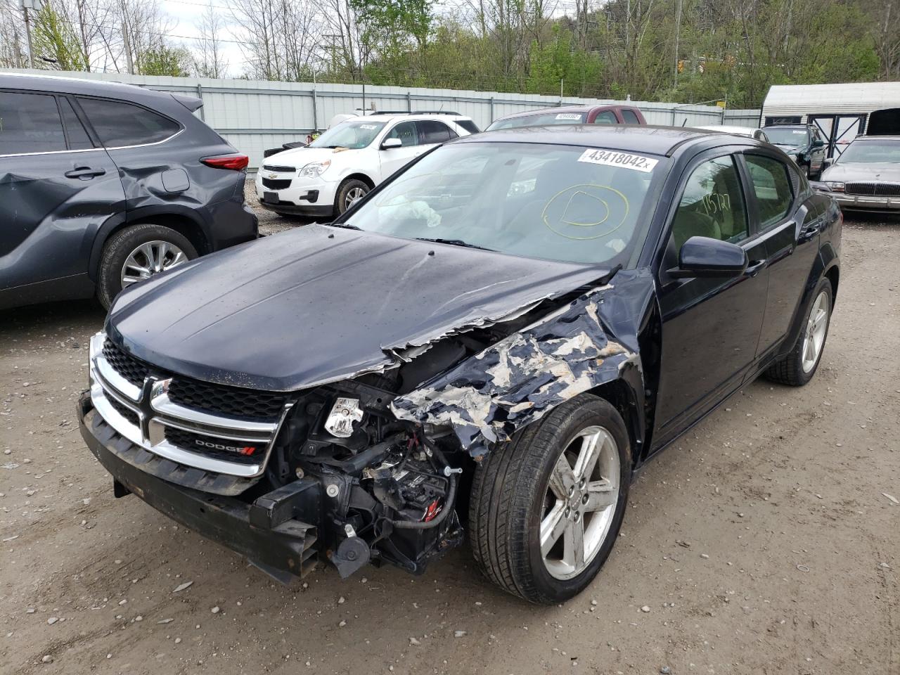 Photo 2 from auction – 2011 DODGE AVENGER MA with VIN 1B3BD1FB7BN556969