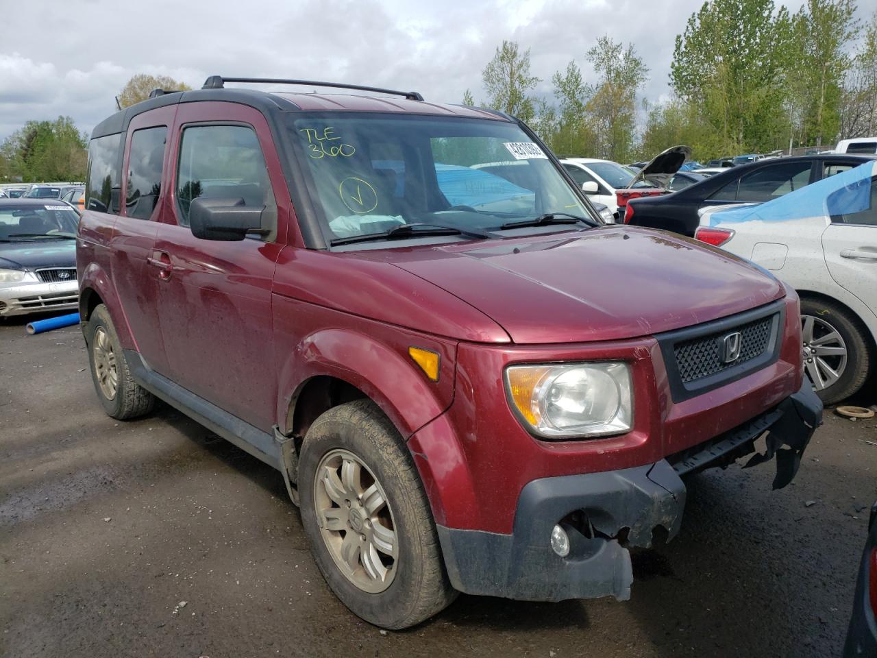 HONDA ELEMENT EX 2006 with VIN 5J6YH28796L024209 - Photo from auction