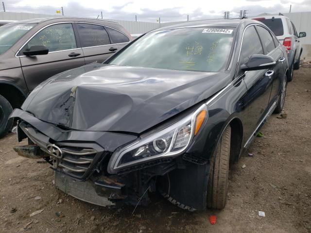 Photo 2 from auction – 2015 HYUNDAI SONATA SPO with VIN 5NPE34AF2FH061062