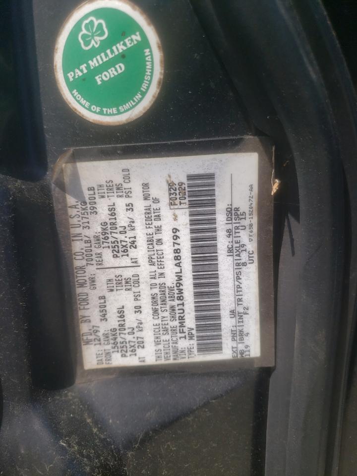 Photo 10 from auction – 1998 FORD EXPEDITION with VIN 1FMRU18W9WLA88799