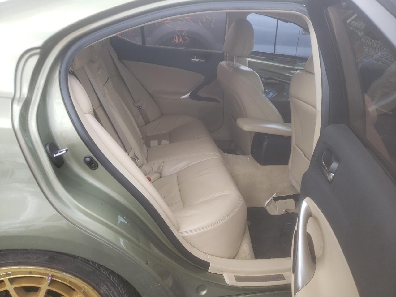 Photo 6 from auction – 2006 LEXUS IS 250 with VIN JTHCK262262002808