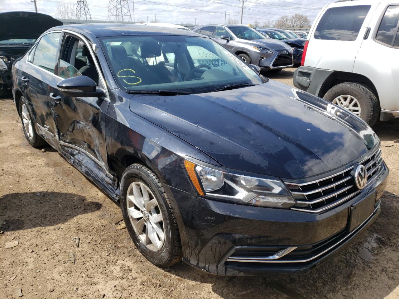 VOLKSWAGEN PASSAT S 2017 with VIN 1VWAT7A37HC020329 - Photo from auction