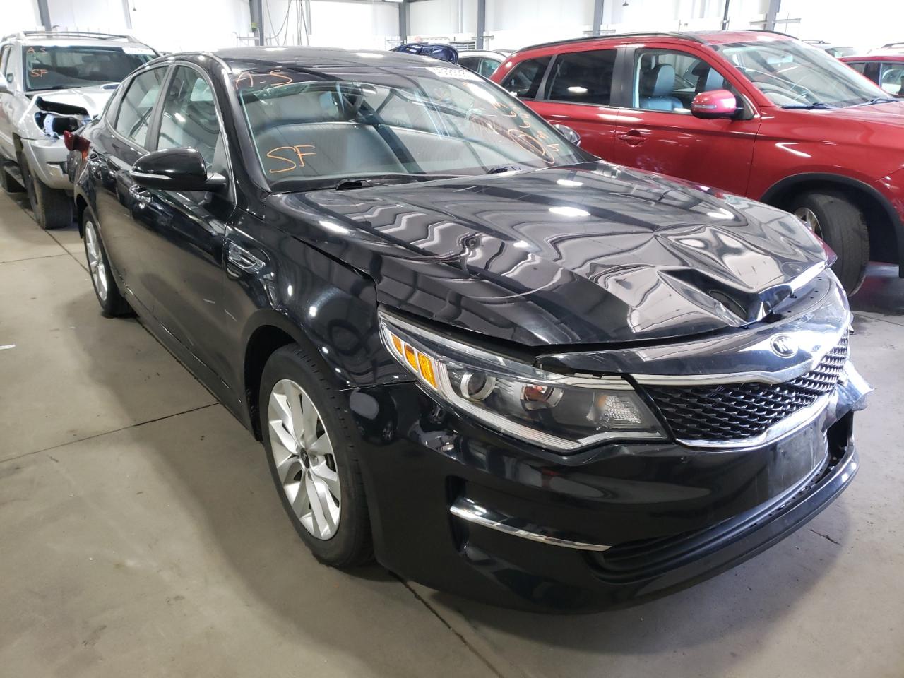KIA OPTIMA LX 2017 with VIN 5XXGT4L3XHG150792 - Photo from auction