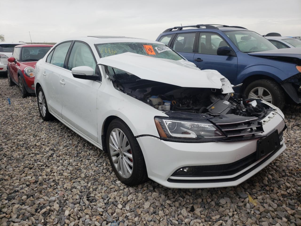 VOLKSWAGEN JETTA SEL 2016 with VIN 3VWL17AJ2GM300234 - Photo from auction
