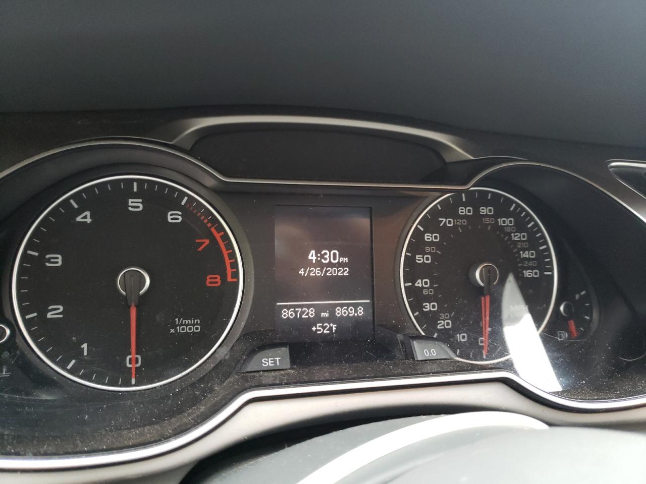 Photo 8 from auction – 2015 AUDI A4 PREMIUM with VIN WAUFFAFL0FN003134
