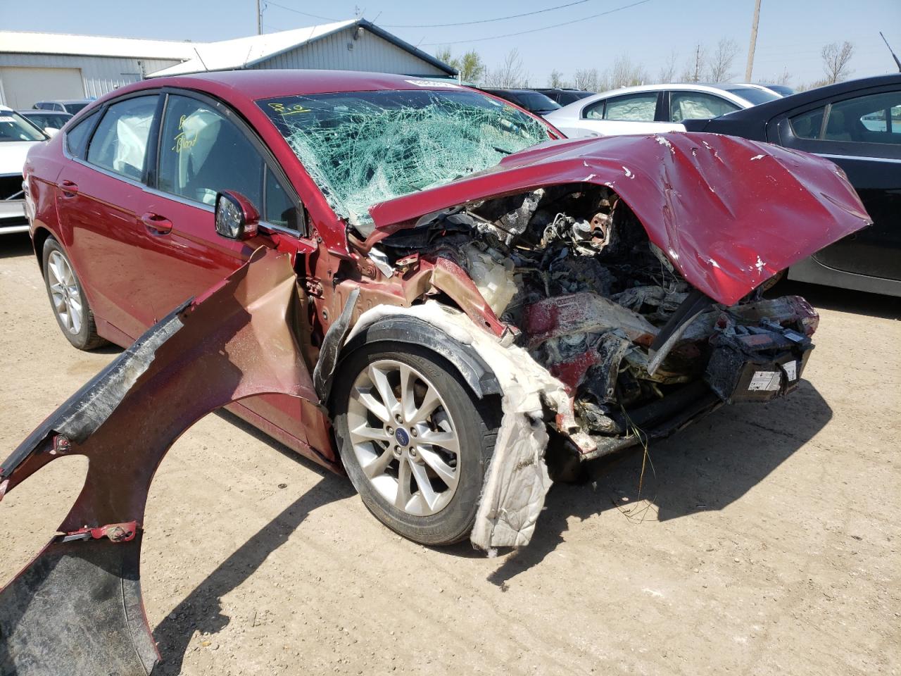 Photo 1 from auction – 2017 FORD FUSION SE with VIN 3FA6P0H77HR178111
