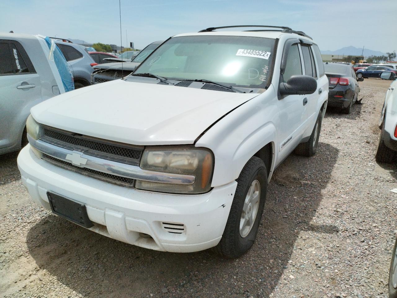 Photo 2 from auction – 2002 CHEVROLET TRAILBLAZE with VIN 1GNDT13S722438136