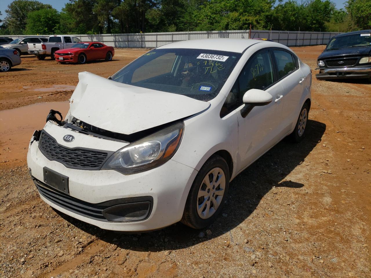 Photo 2 from auction – 2013 KIA RIO LX with VIN KNADM4A31D6216946