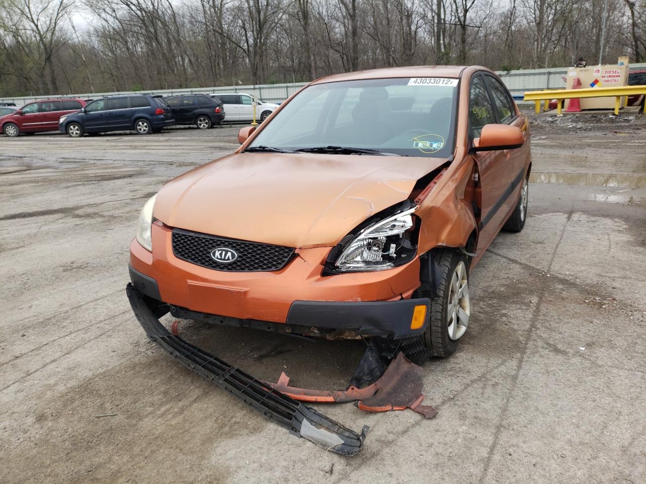 Photo 9 from auction – 2009 KIA RIO BASE with VIN KNADE223X96546866