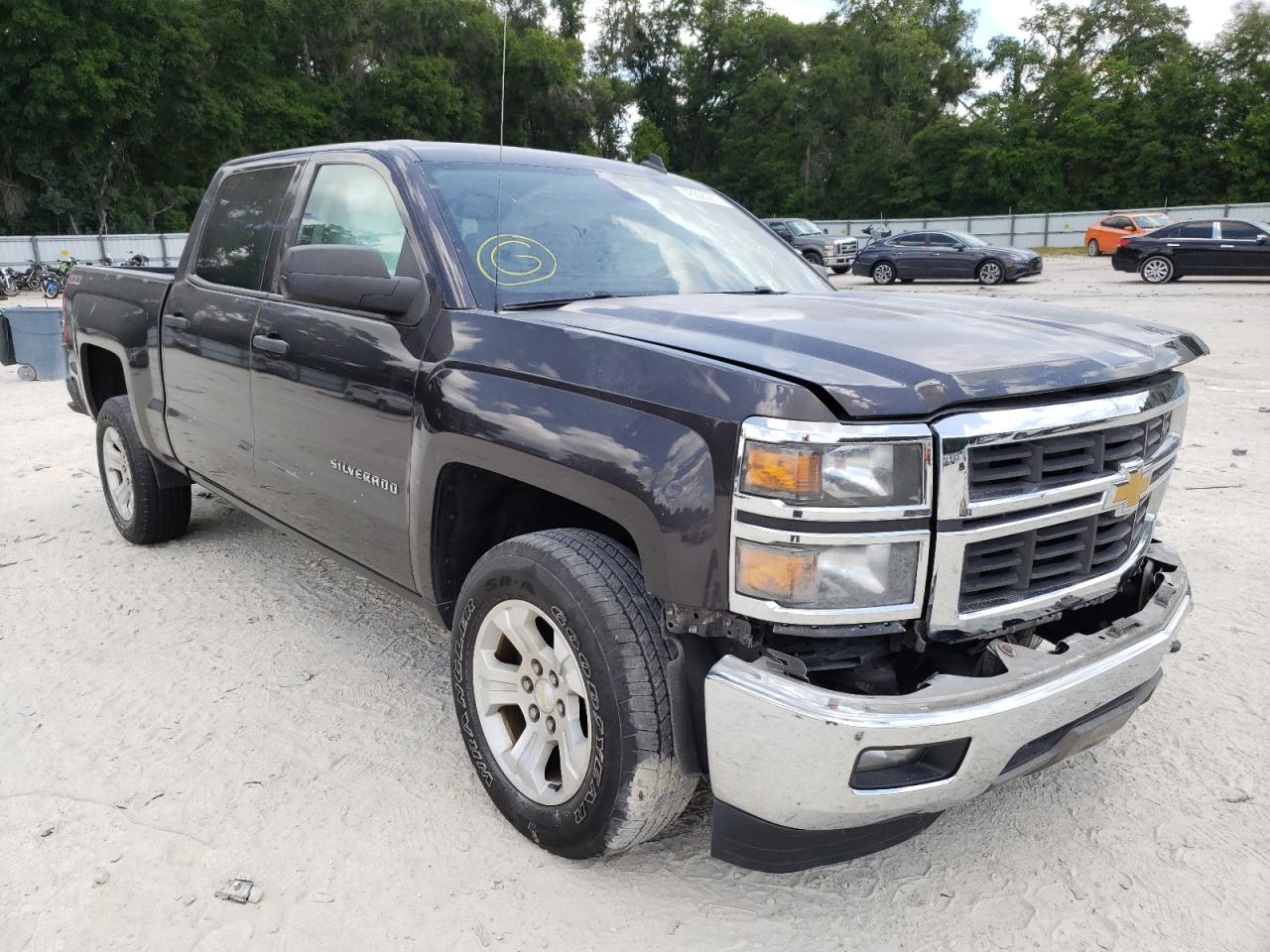 CHEVROLET SILVERADO 2014 with VIN 3GCUKREC8EG264458 - Photo from auction