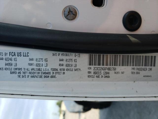 Photo 10 from auction – 2015 DODGE CHALLENGER with VIN 2C3CDZAG6FH861760