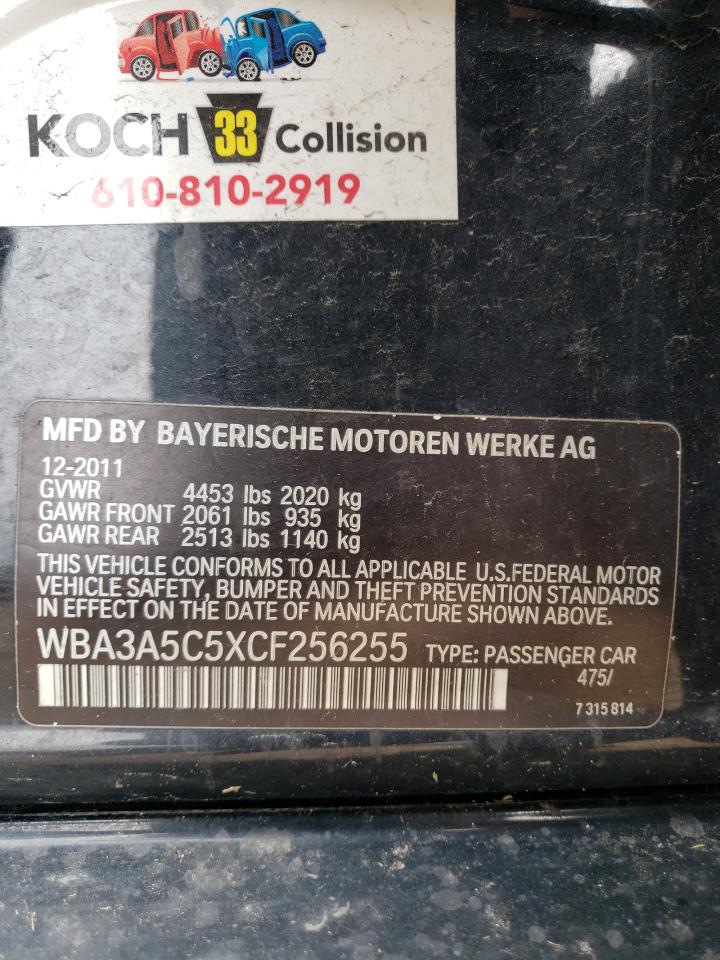 Photo 10 from auction – 2012 BMW 328 I with VIN WBA3A5C5XCF256255