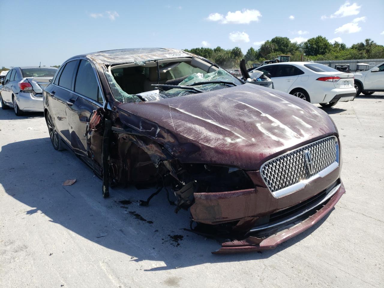 Photo 1 from auction – 2017 LINCOLN MKZ RESERV with VIN 3LN6L5E92HR644094