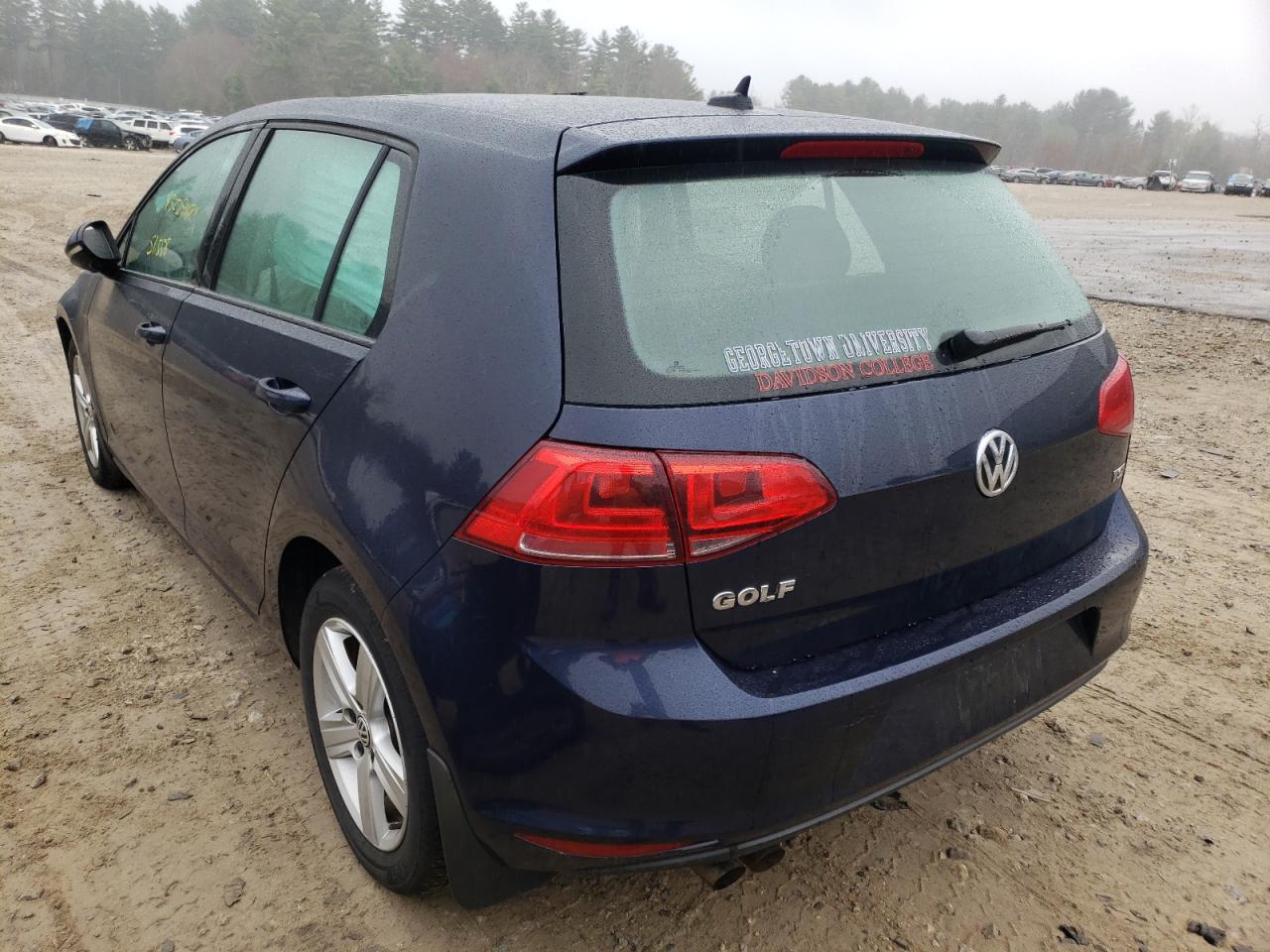Photo 3 from auction – 2017 VOLKSWAGEN GOLF S with VIN 3VW217AU6HM060175