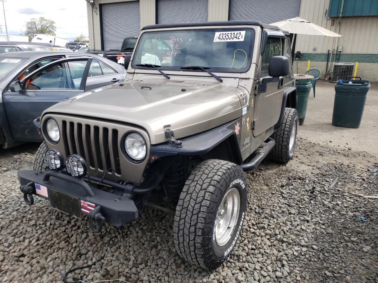 Photo 2 from auction – 2004 JEEP WRANGLER X with VIN 1J4FA39S04P762698