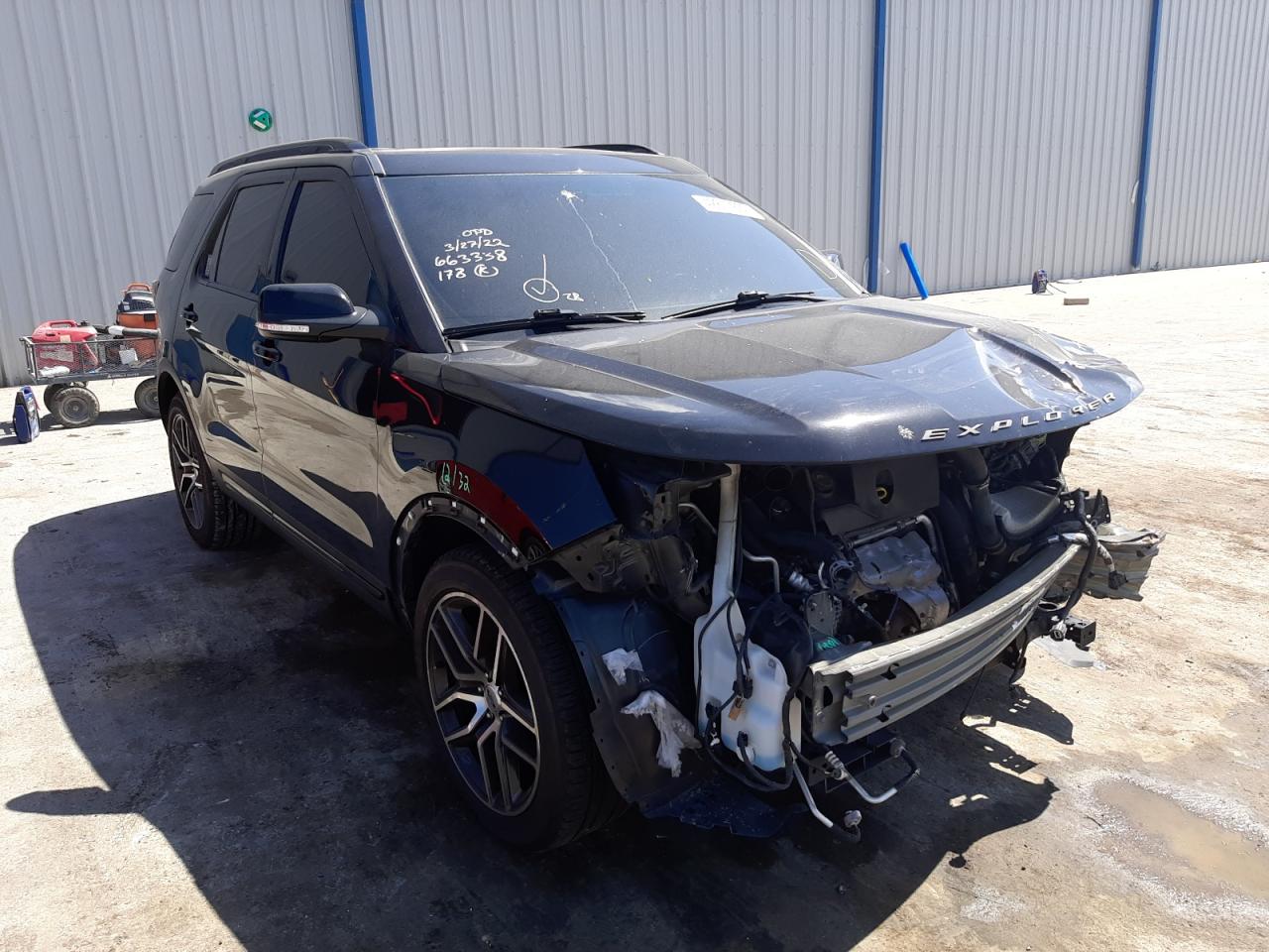 FORD EXPLORER S 2017 with VIN 1FM5K8GT9HGA14749 - Photo from auction