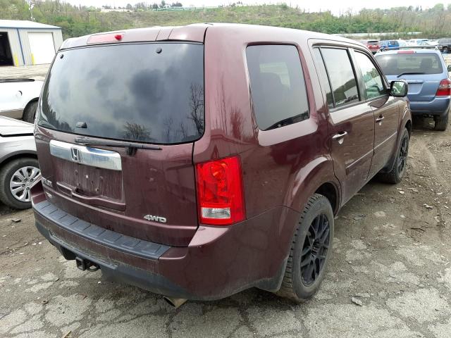 Photo 4 from auction – 2013 HONDA PILOT EXL with VIN 5FNYF4H59DB028721