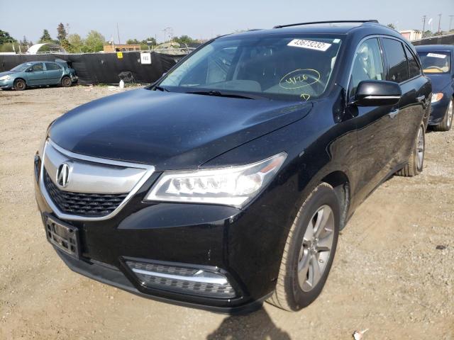 Photo 2 from auction – 2014 ACURA MDX with VIN 5FRYD4H29EB026768